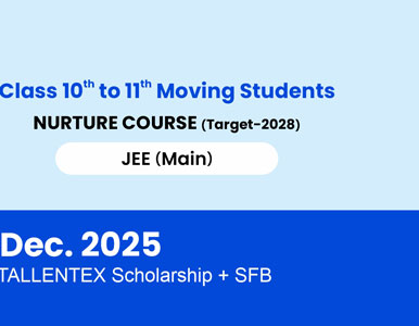 JEE Main Nurture 2025-26